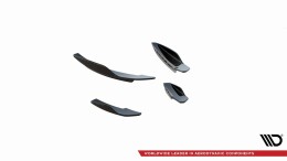 Stoßstangen Flaps Wings vorne Canards passend für V.2 Ford Fiesta Mk8 ST / ST-Line