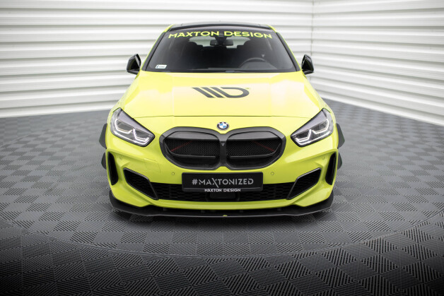 Stoßstangen Flaps Wings vorne Canards passend für BMW 1er M-Paket / M135i / 128ti F40