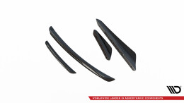 Stoßstangen Flaps Wings vorne Canards passend für BMW 1er M-Paket / M135i / 128ti F40