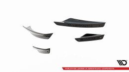 Stoßstangen Flaps Wings vorne Canards passend für BMW 1er M-Paket / M135i / 128ti F40