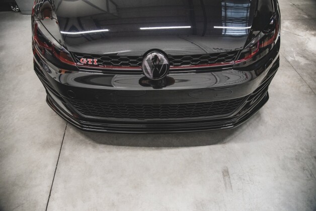 Cup Spoilerlippe Front Ansatz passend für VW Golf 7 GTI TCR rot Hochglanz