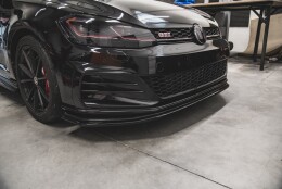 Cup Spoilerlippe Front Ansatz passend für VW Golf 7 GTI TCR rot Hochglanz