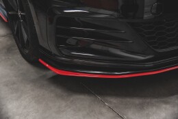 Cup Spoilerlippe Front Ansatz passend für VW Golf 7 GTI TCR rot Hochglanz