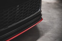Street+ Spoilerlippe Front Ansatz passend für VW Golf 7 GTI TCR rot Hochglanz