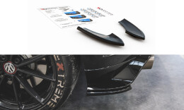 Heck Ansatz Flaps Diffusor passend für VW Golf 7 GTI TCR rot Hochglanz