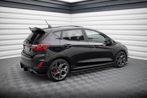 Street Pro Seitenschweller Ansatz Cup Leisten passend für Ford Fiesta Mk8 ST / ST-Line SCHWARZ