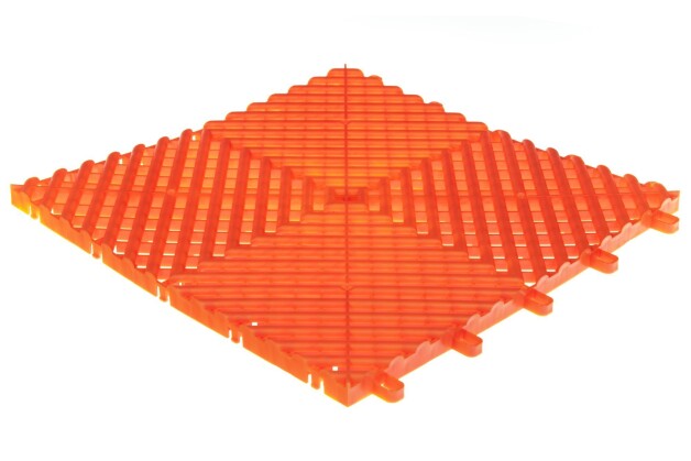 Modularer "MAXTON Floor" Werkstatt Hallen Garagen Boden ORANGE