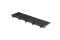 Modularer "MAXTON Floor"- Kante (Weibliche Schleifen) BLACK