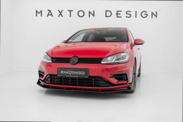 Street Pro Spoilerlippe Front Ansatz V.2 passend für VW Golf R / R-Line Mk7 FL