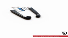 Heck Ansatz Flaps Diffusor passend für Ford Mustang Mk. 6 Facelift schwarz Hochglanz