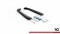 Heck Ansatz Flaps Diffusor passend für Ford Mustang Mk. 6 Facelift schwarz Hochglanz