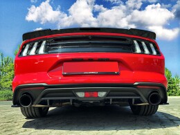 Heck Ansatz Diffusor passend für Ford Mustang Mk. 6...