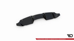 Heck Ansatz Diffusor passend für Ford Mustang Mk. 6 Facelift schwarz Hochglanz