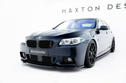Cup Spoilerlippe Front Ansatz V.3 passend für BMW 5er F10/F11 M-Paket schwarz Hochglanz