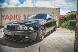 Seitenschweller Ansatz Cup Leisten passend für BMW M5 / 5 M-Paket E39 schwarz Hochglanz