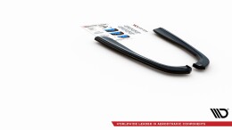 Heck Ansatz Flaps Diffusor passend für BMW M5 / 5 M-Paket E39 schwarz Hochglanz
