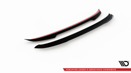 Heck Spoiler Aufsatz Abrisskante V.1 passend für VW Golf GTI / GTE / GTD / R-Line / R Mk8 schwarz Hochglanz