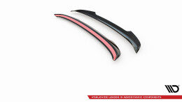 Heck Spoiler Aufsatz Abrisskante V.1 passend für VW Golf GTI / GTE / GTD / R-Line / R Mk8 schwarz Hochglanz