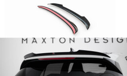 Heck Spoiler Aufsatz Abrisskante V.1 passend für VW Golf GTI / GTE / GTD / R-Line / R Mk8 schwarz Hochglanz