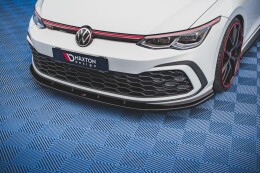 Cup Spoilerlippe Front Ansatz für VW Golf 8 GTI schwarz Hochglanz