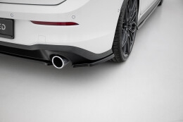 Heck Ansatz Flaps Diffusor V.1 passend für VW Golf GTI / GTE Mk8 schwarz Hochglanz