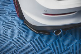 Heck Ansatz Flaps Diffusor V.1 passend für VW Golf GTI / GTE Mk8 schwarz Hochglanz