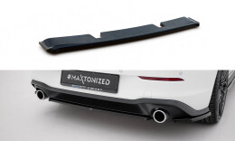 Heckansatz VW Golf GTI Mk8 schwarz Hochglanz