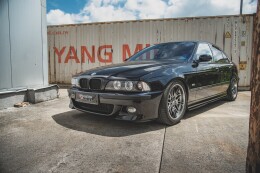Cup Spoilerlippe Front Ansatz für Seite BMW M5 E39 schwarz matt