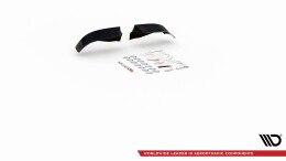 Cup Spoilerlippe Front Ansatz passend für Seite BMW M5 / 5 M-Paket E39 schwarz Hochglanz
