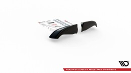 Cup Spoilerlippe Front Ansatz passend für Seite BMW M5 / 5 M-Paket E39 schwarz Hochglanz