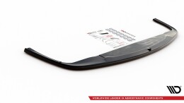 Cup Spoilerlippe Front Ansatz passend für Seite + Cup Spoilerlippe Front Ansatz passend für BMW M5 / 5 M-Paket E39 schwarz Hochglanz