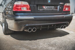 Heck Ansatz Diffusor passend für BMW M5 / 5 M-Paket E39 schwarz Hochglanz