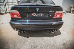 Heck Ansatz Diffusor passend für BMW M5 / 5 M-Paket E39 schwarz Hochglanz