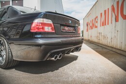 Heck Ansatz Diffusor passend für BMW M5 / 5 M-Paket E39 schwarz Hochglanz