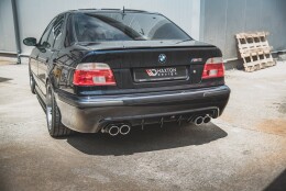 Street+ Heck Ansatz Diffusor passend für BMW M5 / 5 M-Paket E39 schwarz Hochglanz