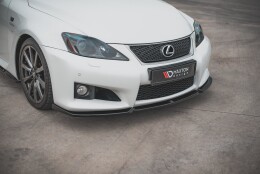 Cup Spoilerlippe Front Ansatz V.1 passend für Lexus IS F Mk2 schwarz Hochglanz