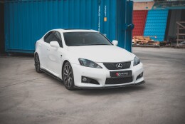 Street+ Spoilerlippe Front Ansatz V.1 passend für Lexus IS F Mk2 schwarz Hochglanz