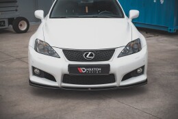 Cup Spoilerlippe Front Ansatz V.2 passend für Lexus IS F Mk2 schwarz Hochglanz