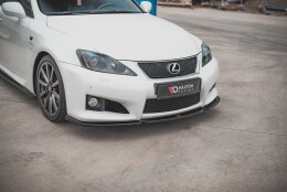 Cup Spoilerlippe Front Ansatz V.2 passend für Lexus IS F Mk2 schwarz Hochglanz
