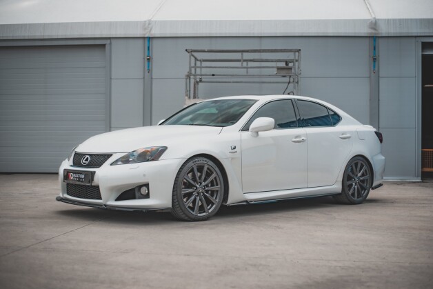 Seitenschweller Ansatz Cup Leisten passend für Lexus IS F Mk2 schwarz matt