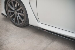 Seitenschweller Ansatz Cup Leisten passend für Lexus IS F Mk2 schwarz matt
