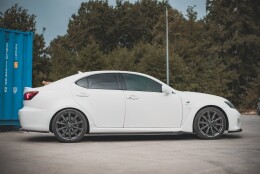Seitenschweller Ansatz Cup Leisten passend für Lexus IS F Mk2 schwarz matt