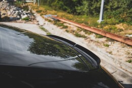 Heck Spoiler Aufsatz Abrisskante passend für Porsche Panamera Turbo 970 schwarz Hochglanz