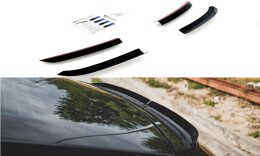 Heck Spoiler Aufsatz Abrisskante passend für Porsche Panamera Turbo 970 schwarz Hochglanz