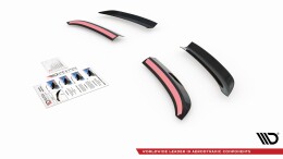 Heck Spoiler Aufsatz Abrisskante passend für Porsche Panamera Turbo 970 schwarz Hochglanz