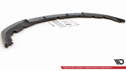 Cup Spoilerlippe Front Ansatz V.1 für Porsche Panamera Turbo 970 Facelift schwarz matt