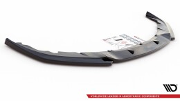 Cup Spoilerlippe Front Ansatz V.2 passend für Porsche Panamera Turbo 970 Facelift schwarz Hochglanz