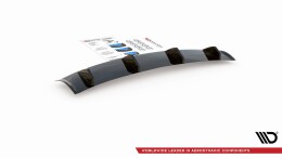 Heck Ansatz Diffusor für Porsche Panamera Turbo 970 Facelift schwarz Hochglanz