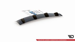 Heck Ansatz Diffusor passend für Porsche Panamera Turbo 970 Facelift schwarz Hochglanz