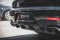 Heck Ansatz Diffusor für Porsche Panamera Turbo 970 Facelift schwarz Hochglanz